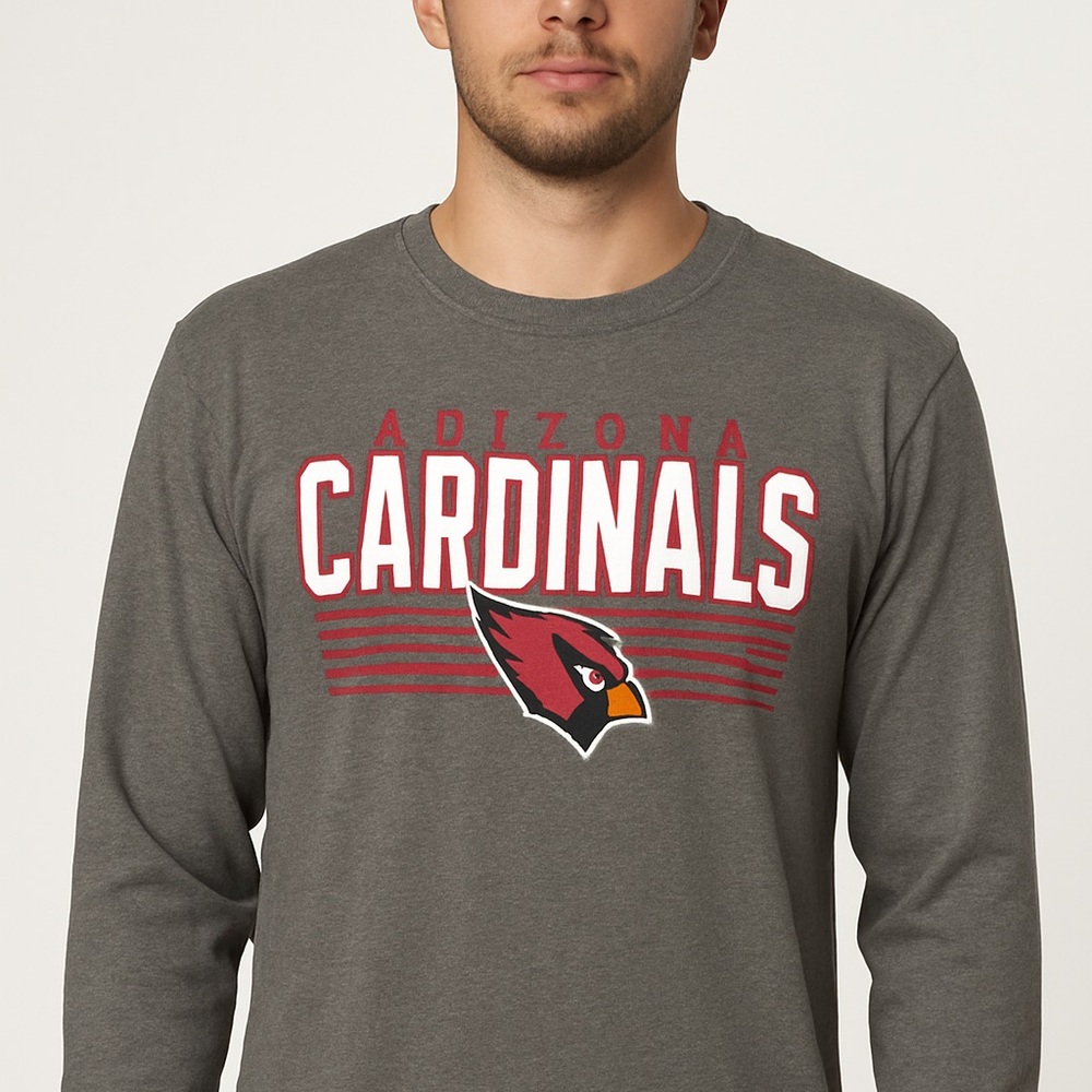 NWT Fanatics Arizona Cardinals Blackout Long Sleeve T-Shirt Size XL